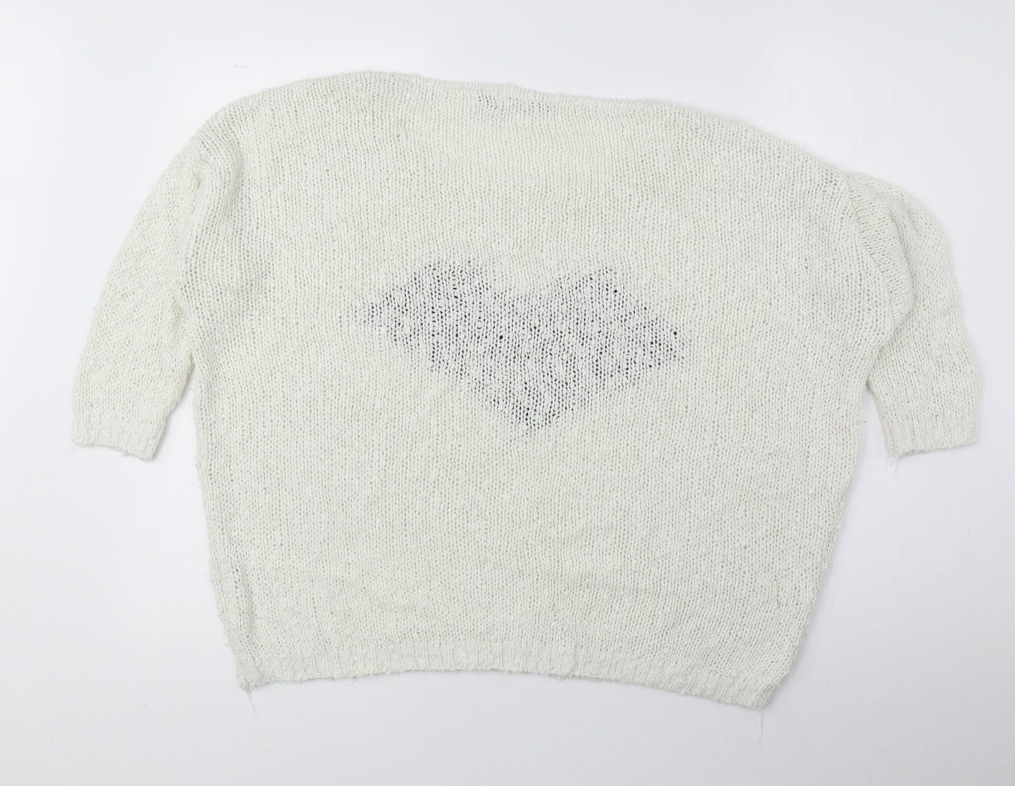 Womens UK Size M Store Twenty One Ivory Pullover Jumper