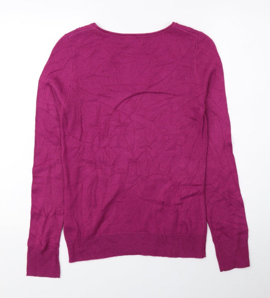 Womens UK Size 10 Per Una Pink Pullover Jumper