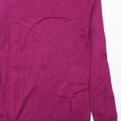 Womens UK Size 10 Per Una Pink Pullover Jumper