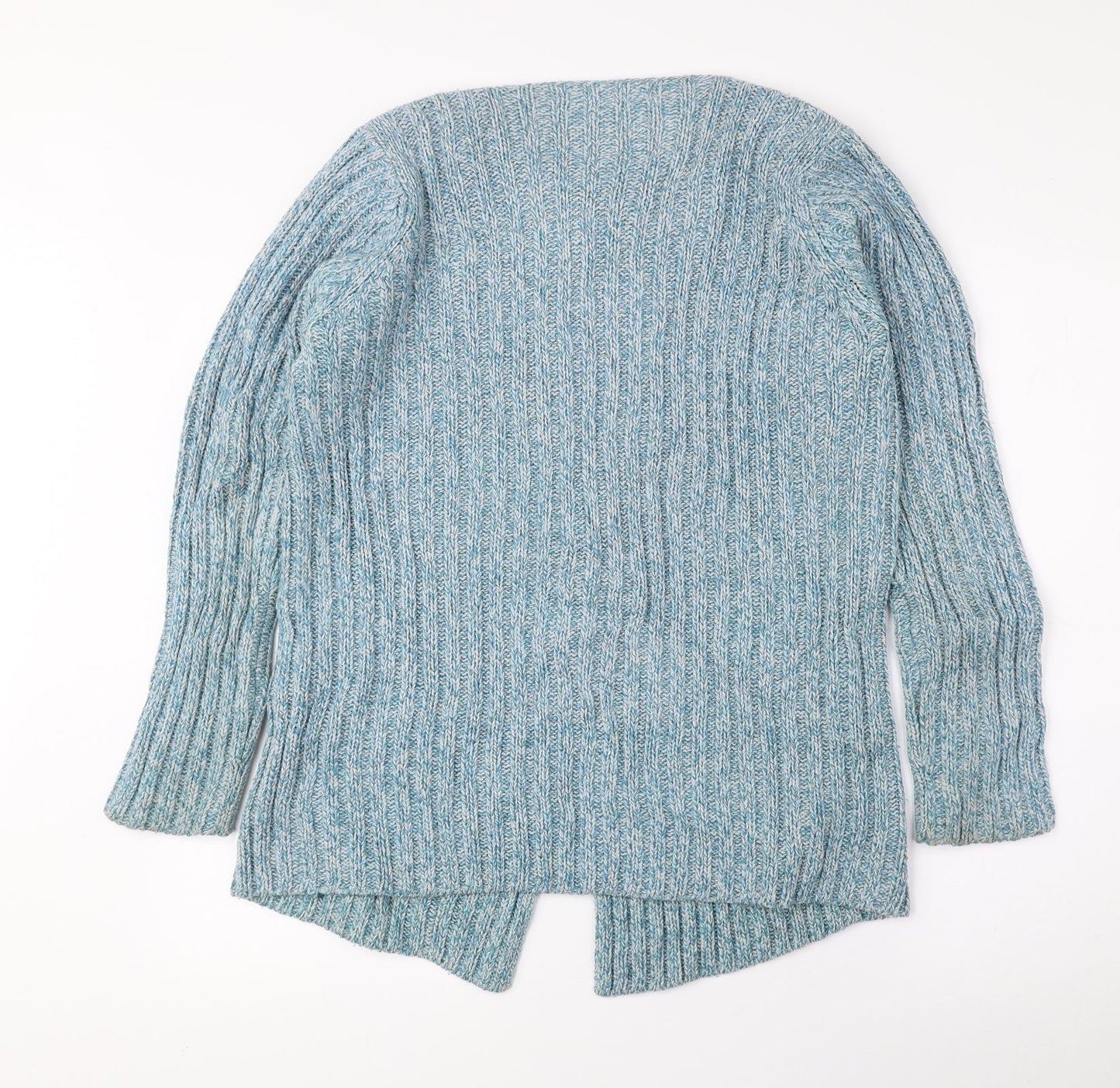 Womens UK Size S EWM Blue Cardigan Jumper
