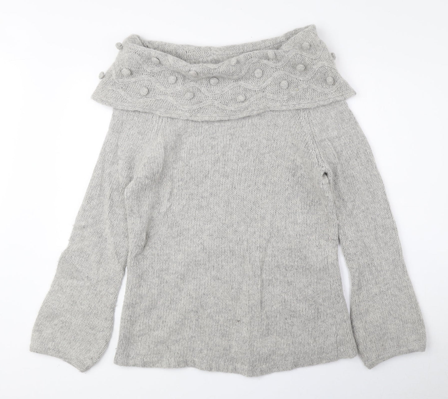 Womens UK Size M Per Una Grey Pullover Jumper