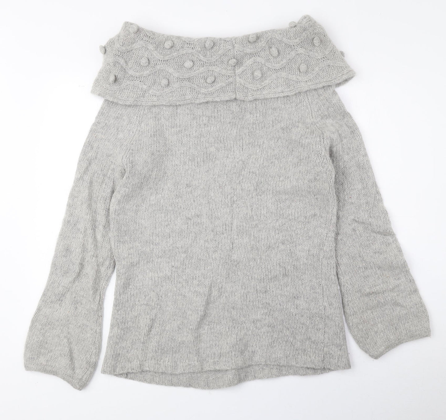 Womens UK Size M Per Una Grey Pullover Jumper