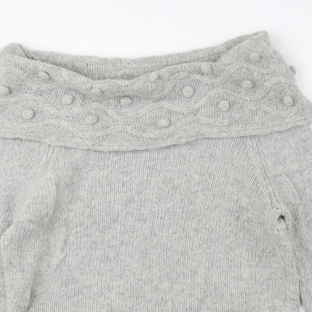 Womens UK Size M Per Una Grey Pullover Jumper