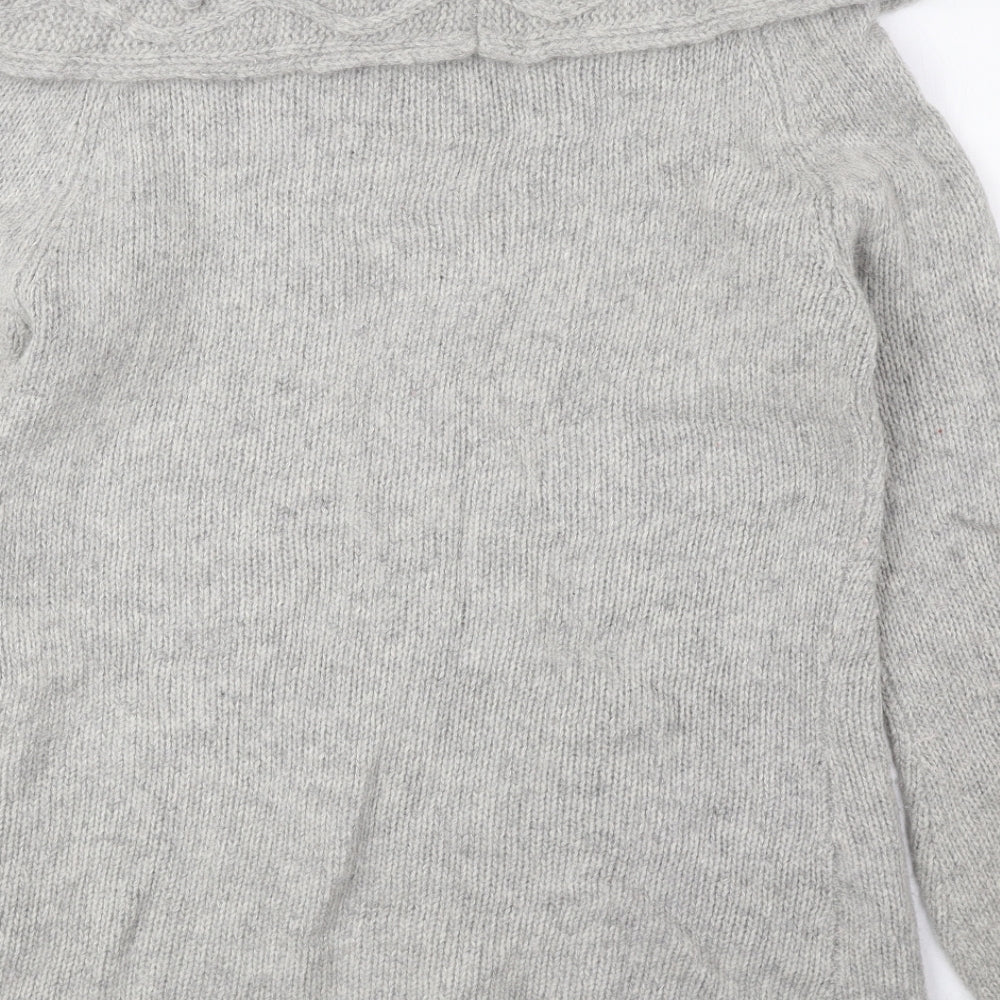 Womens UK Size M Per Una Grey Pullover Jumper