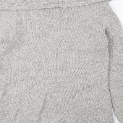 Womens UK Size M Per Una Grey Pullover Jumper