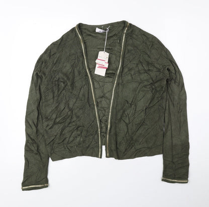 Womens UK Size 10 Per Una Green Cardigan Jumper