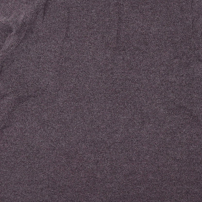 BHS Womens Purple Round Neck Polyester Pullover Jumper Size 16