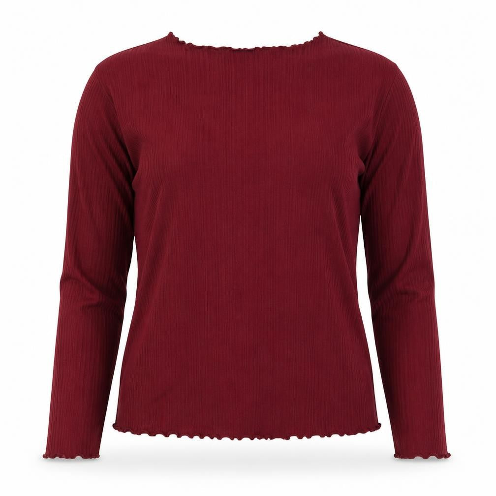 Womens UK Size M Primark Red Basic Blouse