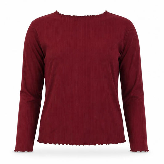 Womens UK Size M Primark Red Basic Blouse
