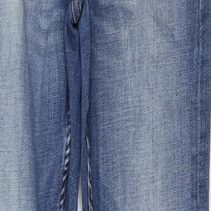 Denim & Co. Mens Blue Polyester Skinny Jeans Size 30 in L32 in Slim Zip