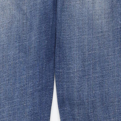 Denim & Co. Mens Blue Polyester Skinny Jeans Size 30 in L32 in Slim Zip