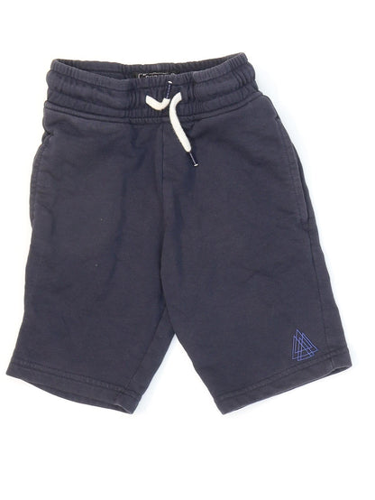 NEXT Boys Blue Cotton Sweat Shorts Size 5-6 Years Regular Drawstring
