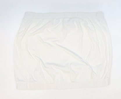 Womens UK Size 22 NEXT White Cropped Tank