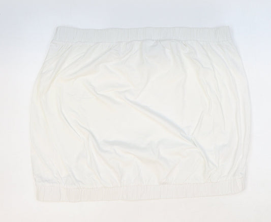Womens UK Size 22 NEXT White Cropped Tank