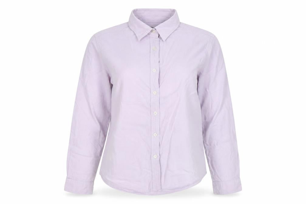 Womens UK Size 12 Hawkshead Purple Basic Button-Up
