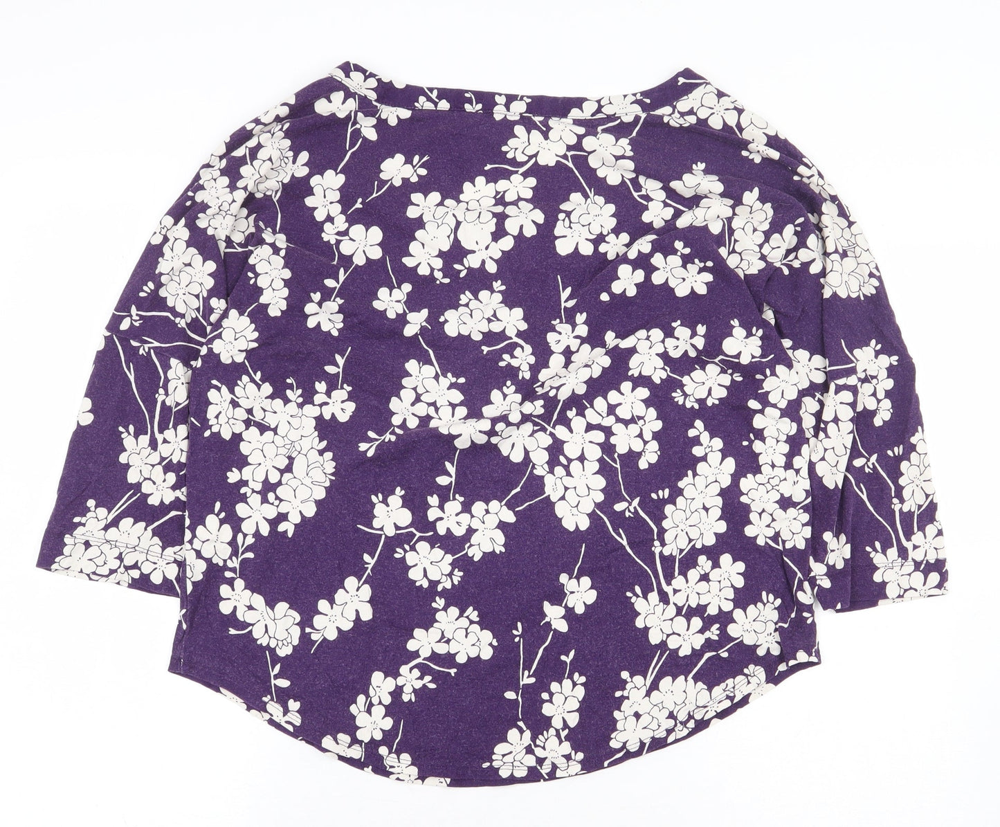 Womens UK Size 12 Phase Eight Purple Basic Blouse