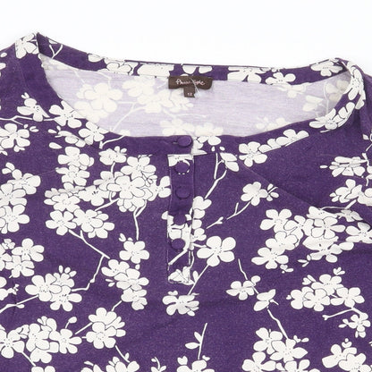 Womens UK Size 12 Phase Eight Purple Basic Blouse