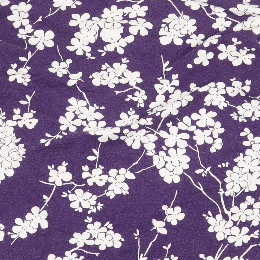 Womens UK Size 12 Phase Eight Purple Basic Blouse