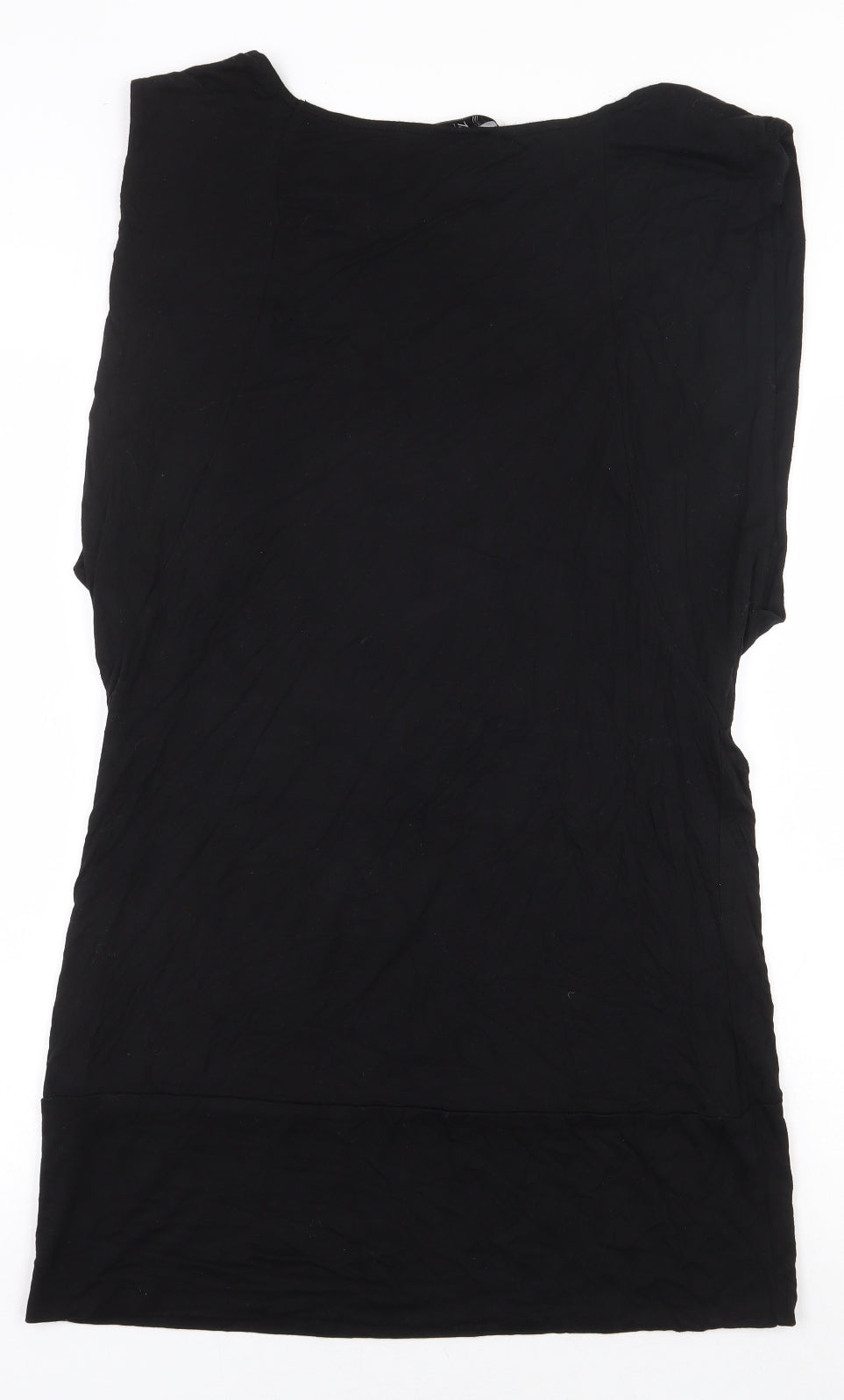 Womens UK Size 14 Kaleidoscope Black Basic Blouse
