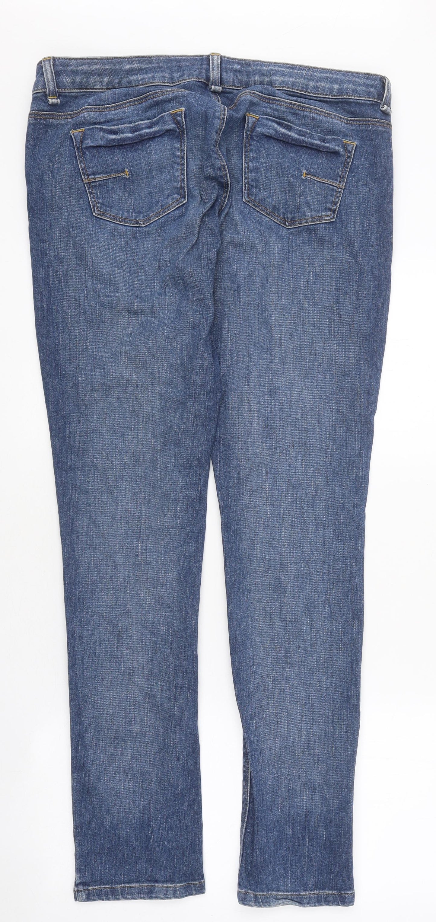 Womens UK Size 34 in Preworn Regular Fit Skinny Blue Jeans