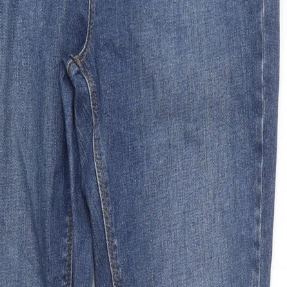 Womens UK Size 34 in Preworn Regular Fit Skinny Blue Jeans