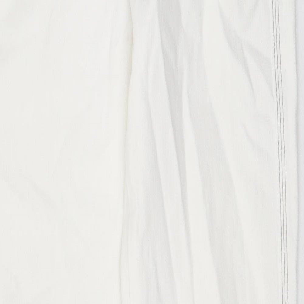 Womens UK Size 30 in Preworn Regular Fit Skinny White Jeans
