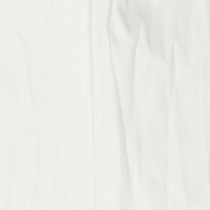 Womens UK Size 30 in Preworn Regular Fit Skinny White Jeans