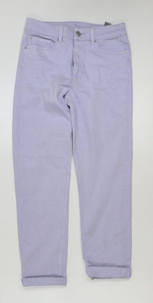 Womens UK Size 6 Marks and Spencer Slim Fit Straight Blue Jeans