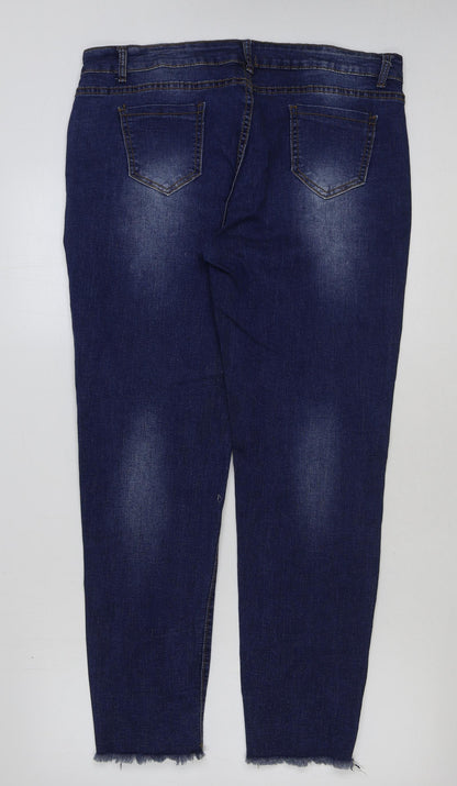 Womens UK Size 36 in Marks and Spencer Regular Fit Skinny Blue Jeans