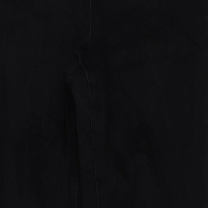 Denim & Co. Womens Black Cotton Skinny Jeans Size 12 L29 in Regular Button