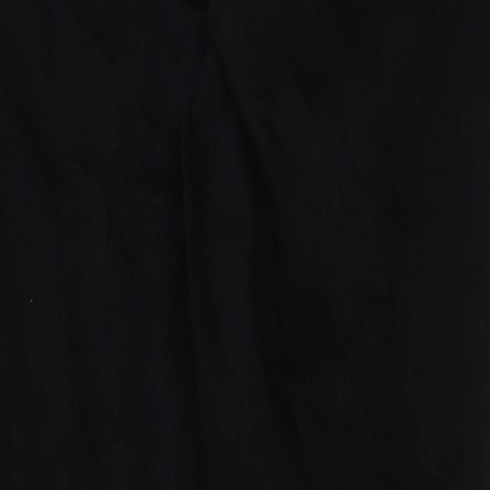 Denim & Co. Womens Black Cotton Skinny Jeans Size 12 L29 in Regular Button