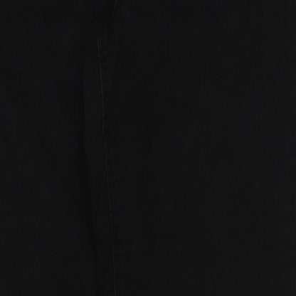 Womens UK Size 8 Papaya Regular Fit Skinny Black Jeans