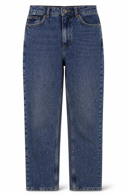 Womens UK Size 8 Denim & Co. Regular Fit Mom Blue Jeans