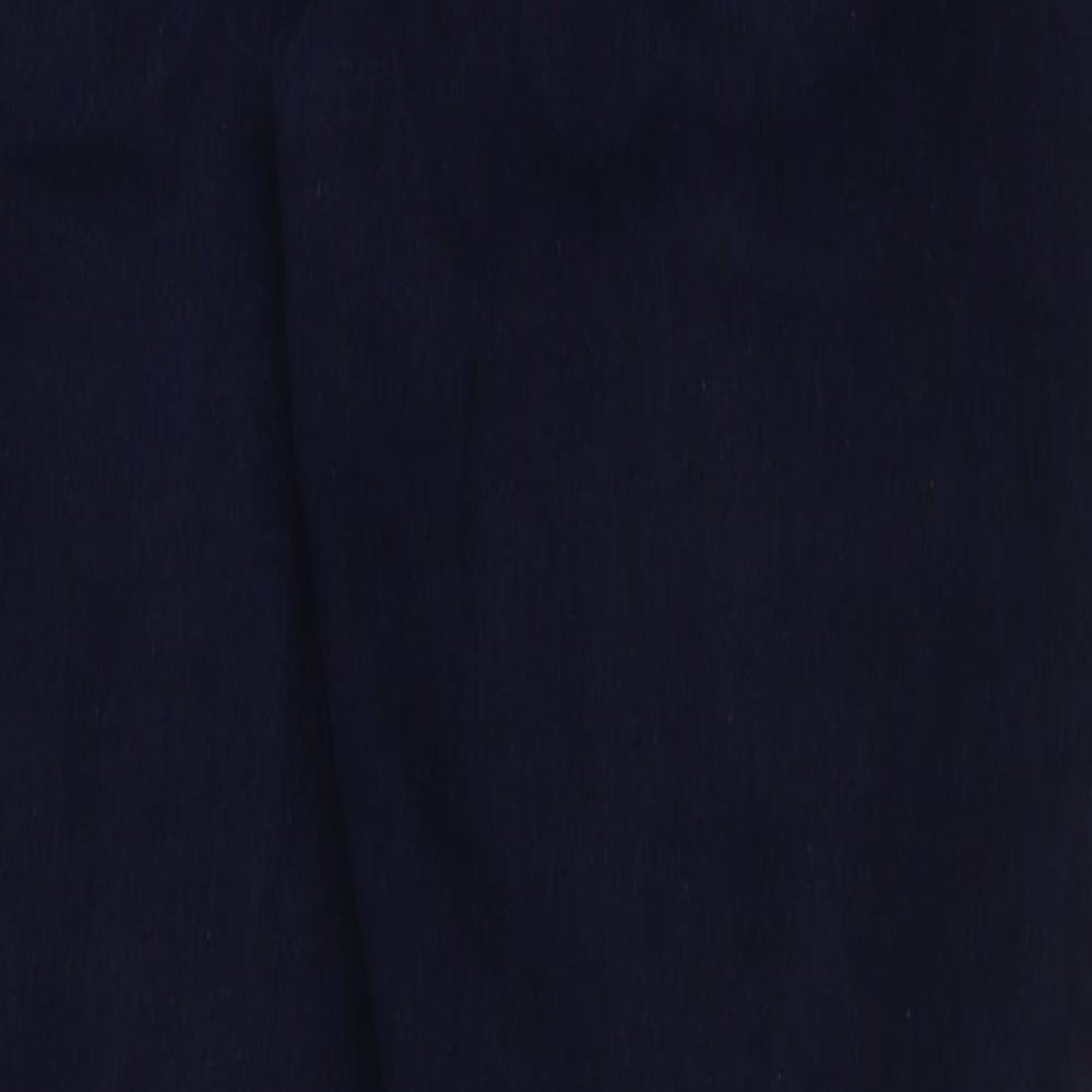 avenue denim Womens Blue Cotton Skinny Jeans Size 10 L27 in Regular Button