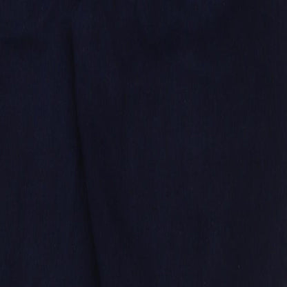 avenue denim Womens Blue Cotton Skinny Jeans Size 10 L27 in Regular Button