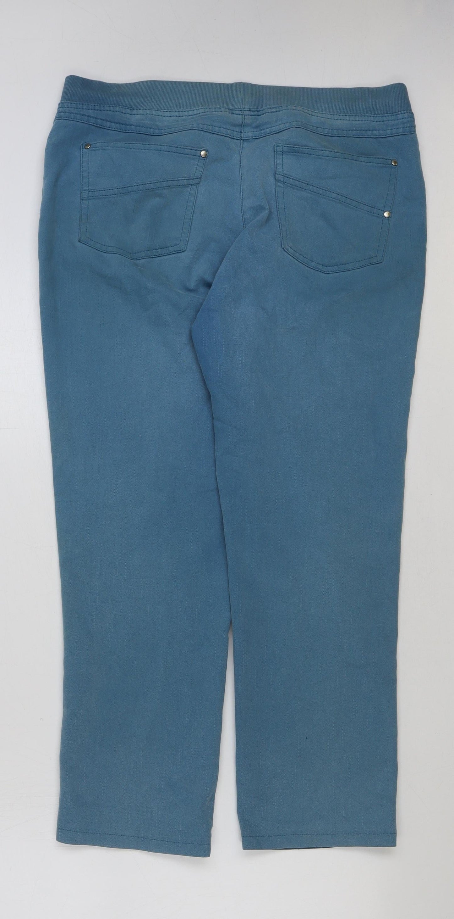 Womens UK Size 14 Epilogue Regular Fit  Blue Trousers