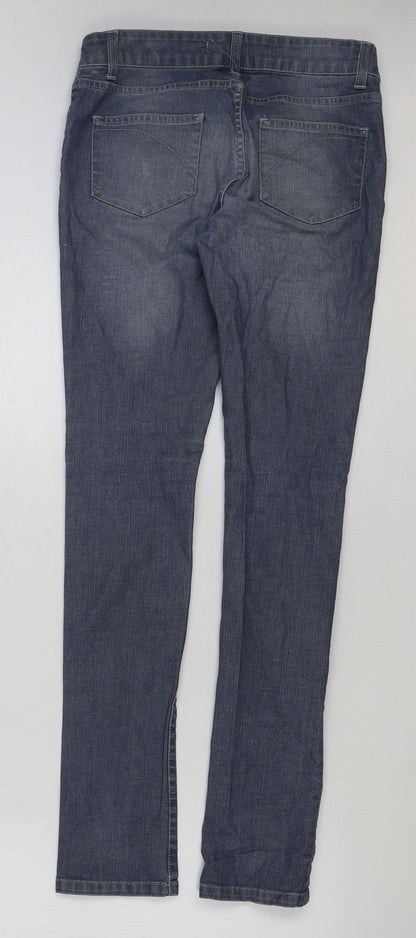 Womens UK Size 28 in Preworn Regular Fit Skinny Blue Jeans