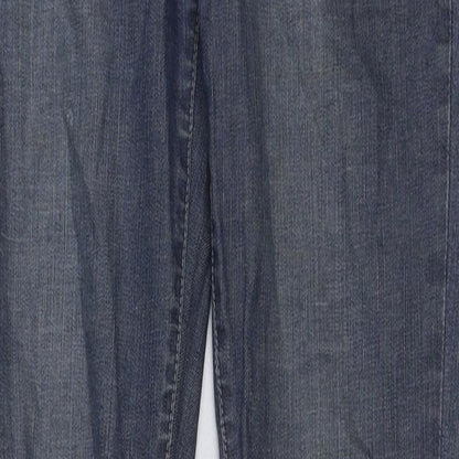 Womens UK Size 28 in Preworn Regular Fit Skinny Blue Jeans