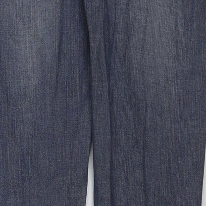 Womens UK Size 28 in Preworn Regular Fit Skinny Blue Jeans