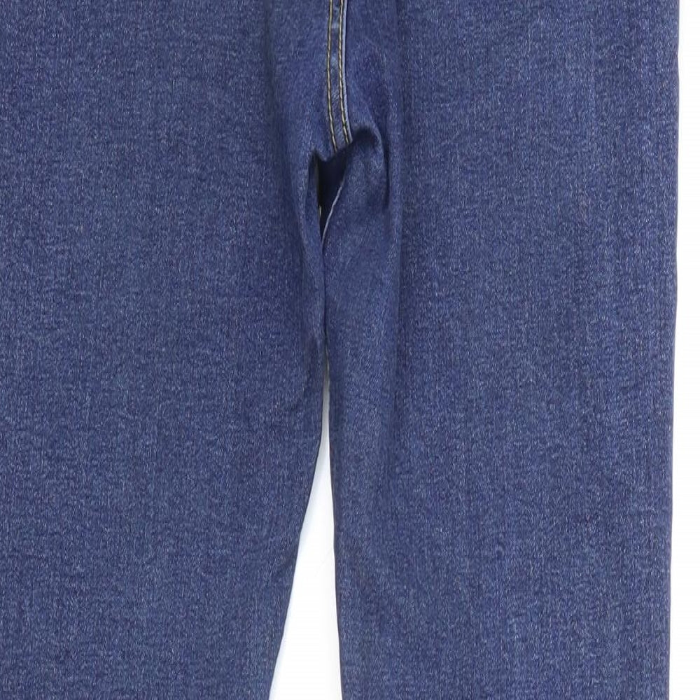 E Cool Jeans Womens Blue Cotton Skinny Jeans Size 29 in L26 in Regular Zip