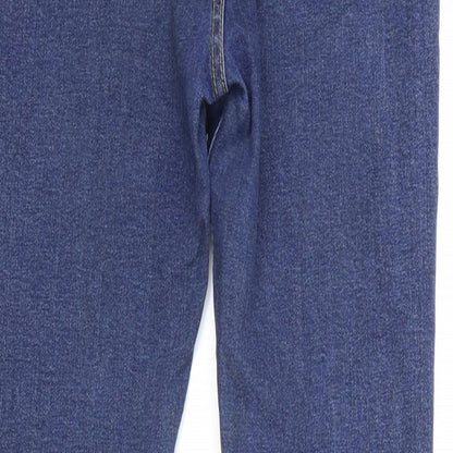 E Cool Jeans Womens Blue Cotton Skinny Jeans Size 29 in L26 in Regular Zip