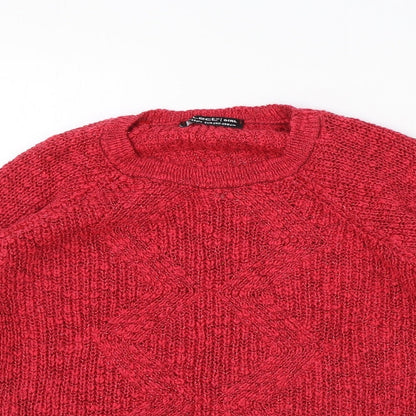 Select Girls Red Round Neck 100% Cotton Pullover Jumper Size 12-13 Years Pullover