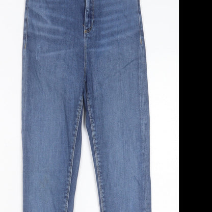 ASOS Womens Blue Cotton Skinny Jeans Size 26 in L30 in Regular Button