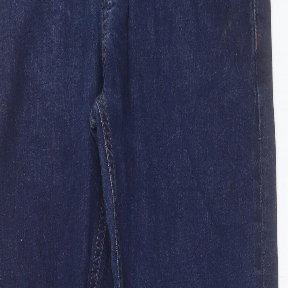 NENXT Mens Blue Cotton Skinny Jeans Size 30 in L31 in Regular Button