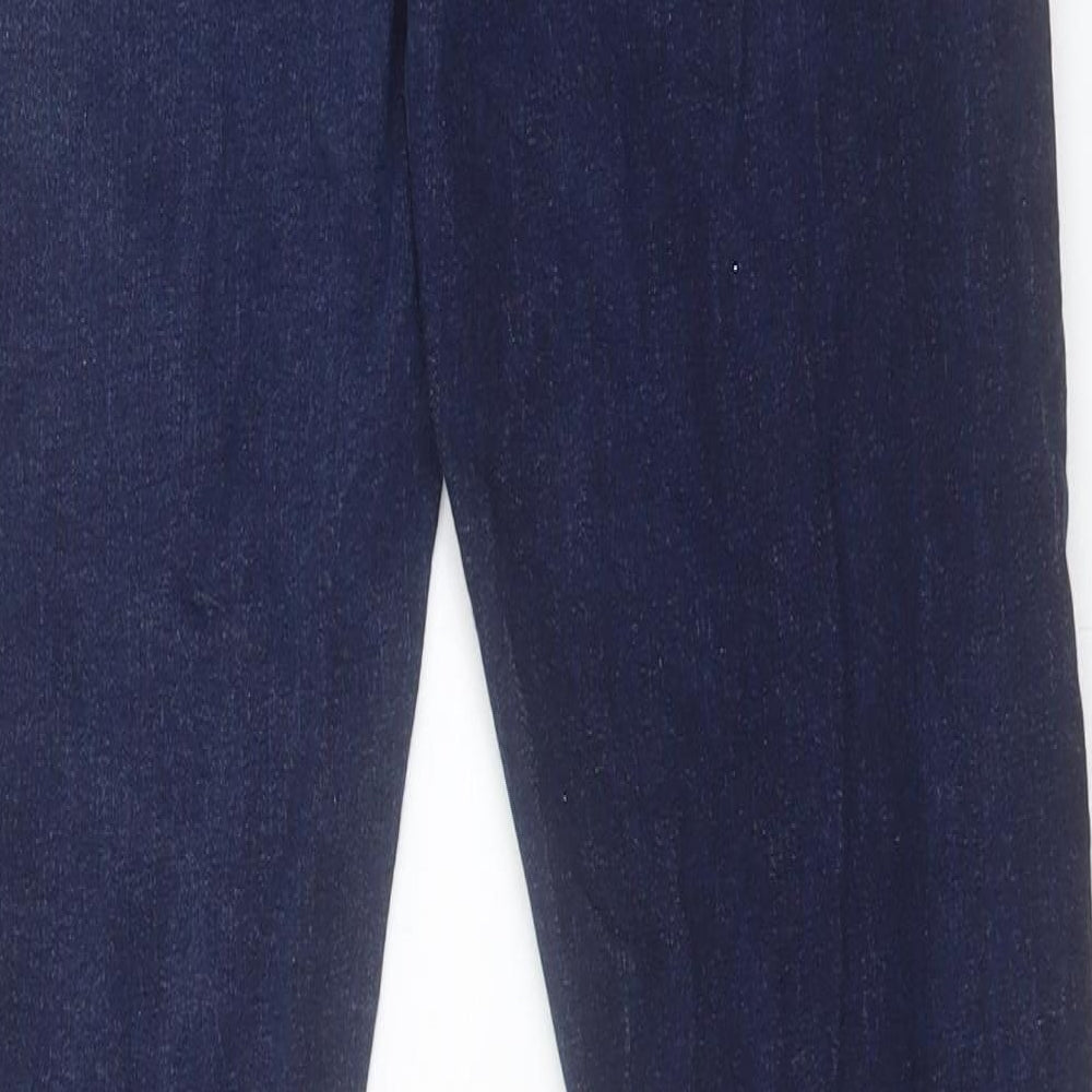 NENXT Mens Blue Cotton Skinny Jeans Size 30 in L31 in Regular Button