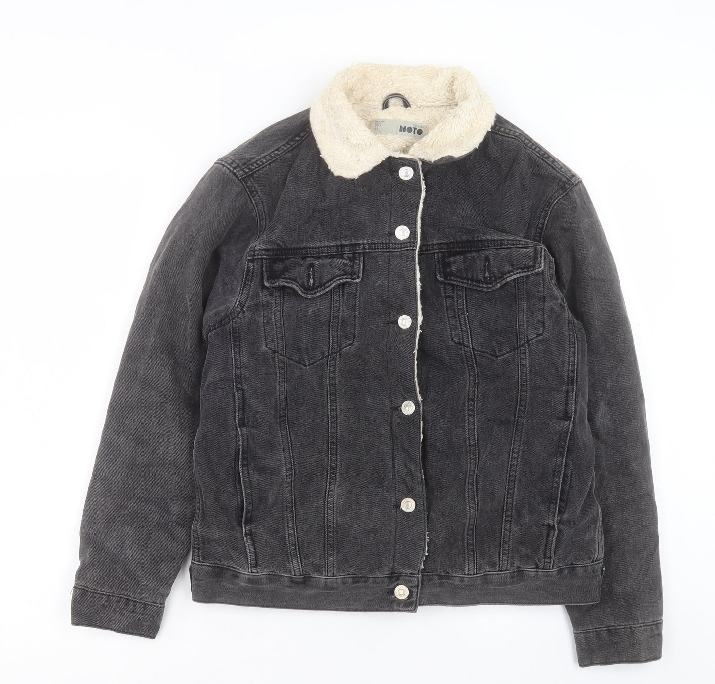 Womens UK Size 8 Topshop Black Jacket