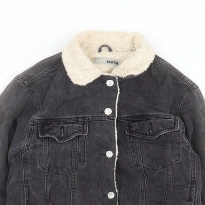 Womens UK Size 8 Topshop Black Jacket
