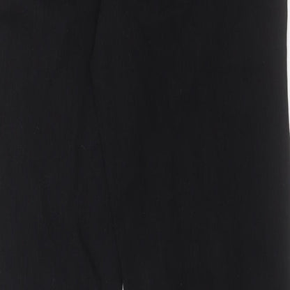 Charter Club Womens Black Cotton Straight Jeans Size 8 L32 in Regular Button