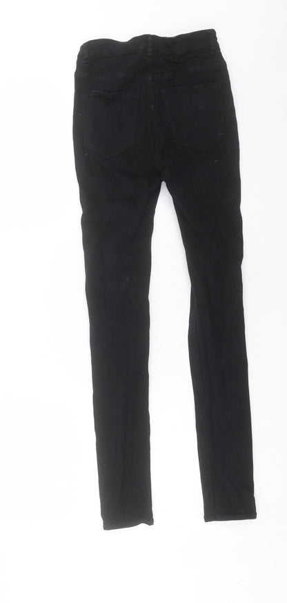 Womens UK Size 6 H&M Regular Fit Skinny Black Jeans