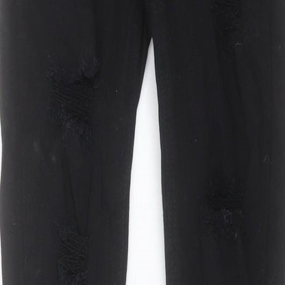 Womens UK Size 6 H&M Regular Fit Skinny Black Jeans